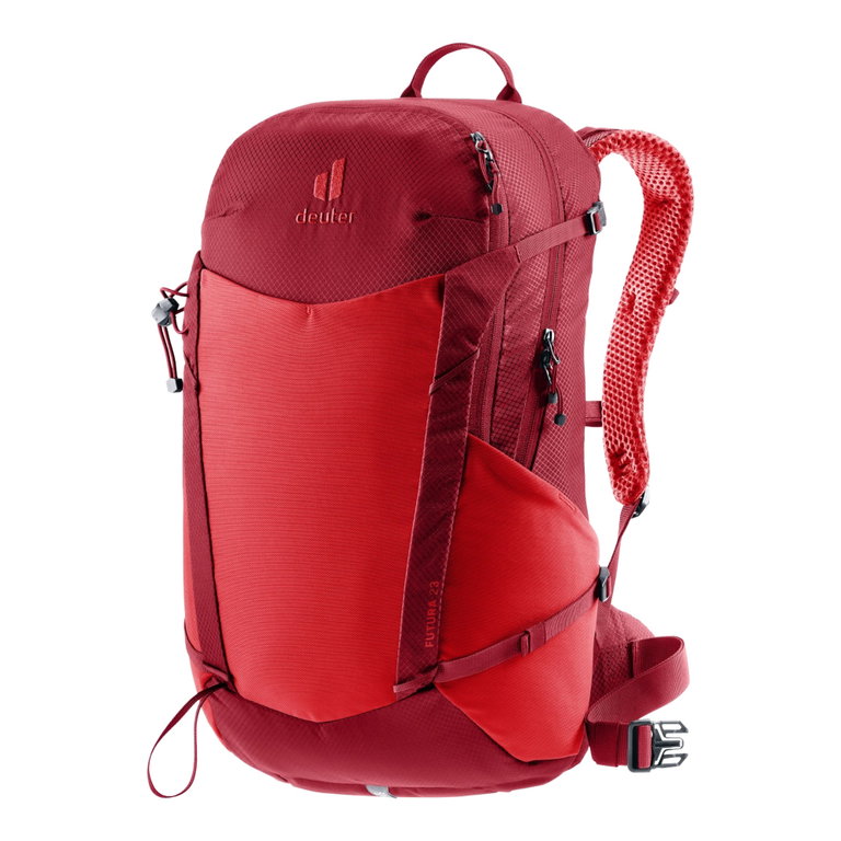 Deuter Futura 23 Hiking Backpack (for day trips, comfortable carrying system) red - 23 litres